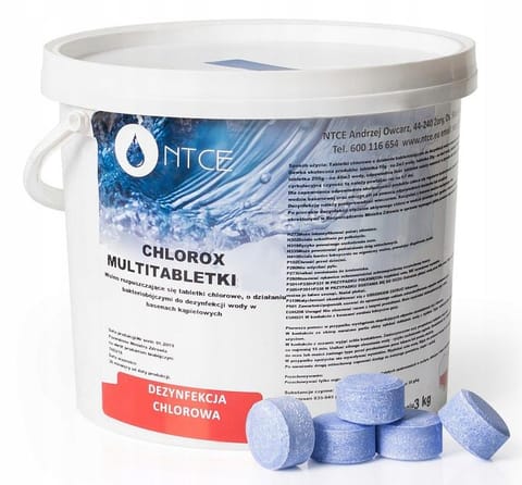 3 KG NTCE CHLOROX 200g NIEBIESKIE CHEMIA w sklepie Wasserman.eu