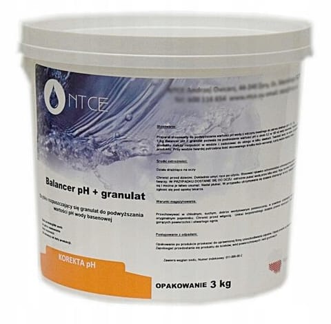 ⁨3 KG NTCE BALANCER PH PLUS CHEMIA⁩ w sklepie Wasserman.eu