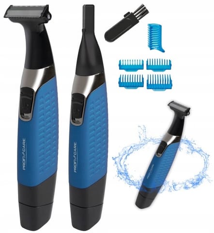 ⁨ProfiCare Body hair trimmer PC-BHT 3074 blue/black⁩ at Wasserman.eu