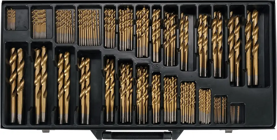 ⁨SET OF DRILLS FOR METAL 190PCS 1-13MM⁩ at Wasserman.eu