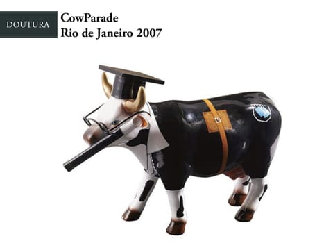 ⁨CowParade Rio de Janeiro 2007, Cow Doutora, autor: Alunos da Universidade⁩ w sklepie Wasserman.eu