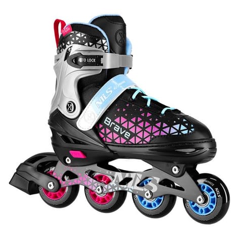 ⁨NH18190A BRAVE 4in1 PINK INLINE SKATES SIZE M. S(29-33) WITH WYM. TUL. ICE HOCKEY NILS EXTREME⁩ at Wasserman.eu