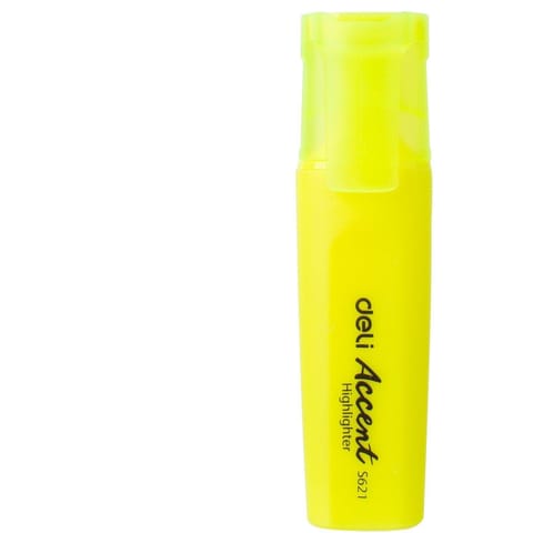 ⁨Zakreślacz 1-5mm ACCENT żółty ES621 YELLOW DELI⁩ w sklepie Wasserman.eu