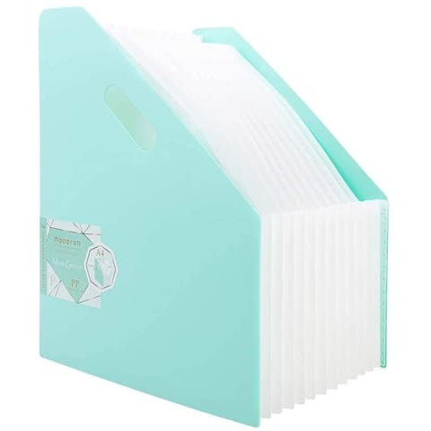 ⁨Organizer wolnostojący harmonijkowy A4 MACARON zielony B41102 GREEN DELI⁩ w sklepie Wasserman.eu