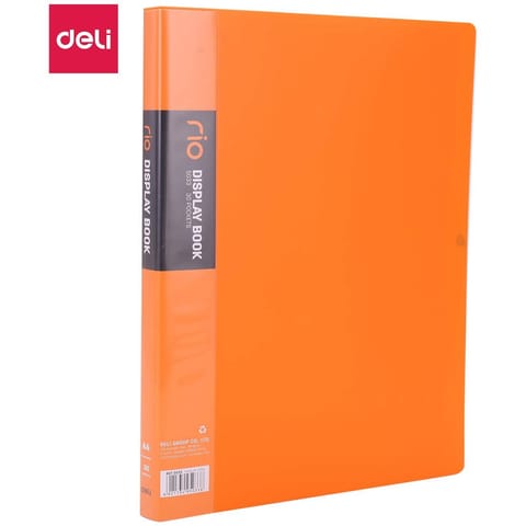 ⁨Album ofertowy A4 30 koszulek RIO pomarańczowy 5033 ORANGE DELI⁩ w sklepie Wasserman.eu