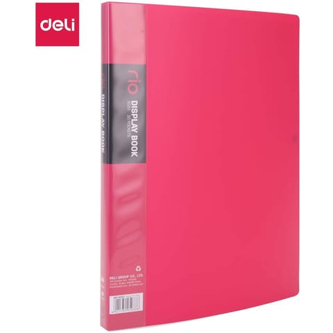 ⁨Album ofertowy A4 30 koszulek RIO różowy 5033 PINK DELI⁩ w sklepie Wasserman.eu