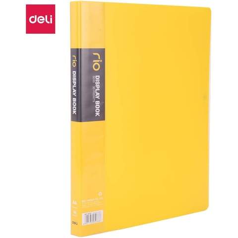 ⁨Album ofertowy A4 30 koszulek RIO żółty 5033 YELLOW DELI⁩ w sklepie Wasserman.eu