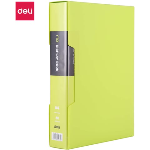 ⁨Album ofertowy A4 80 koszulek RIO zielony E5036 GREEN DELI⁩ w sklepie Wasserman.eu