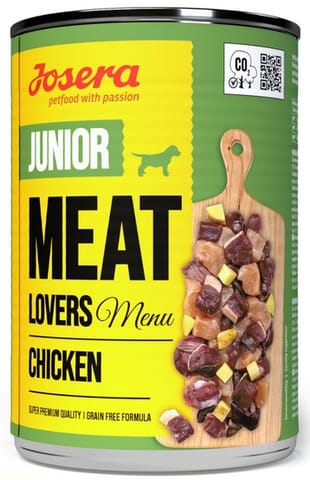 Josera Meat Lovers Menu Junior Kurczak puszka 400g w sklepie Wasserman.eu