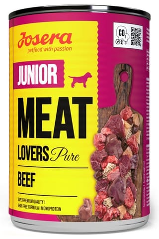 Josera Meat Lovers Pure Junior Wołowina puszka 400g w sklepie Wasserman.eu