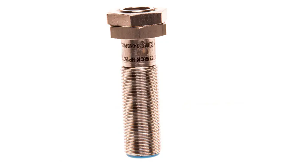 ⁨Inductive sensor M12 4mm covered 10-30V DC PNP 1Z M12 4-pins 2kHz 46mm IME12-04BPSZC0K 1040763⁩ at Wasserman.eu