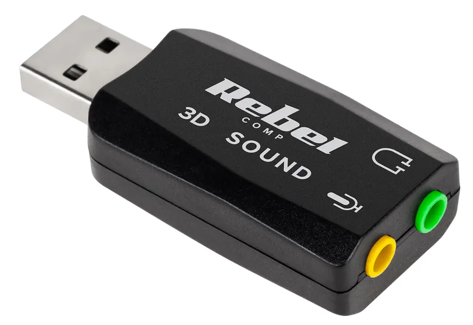 ⁨USB 5.1 Rebel sound card KOM0638⁩ at Wasserman.eu