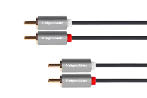 ⁨2RCA-2RCA 10m Kruger&Matz Basic cable⁩ at Wasserman.eu