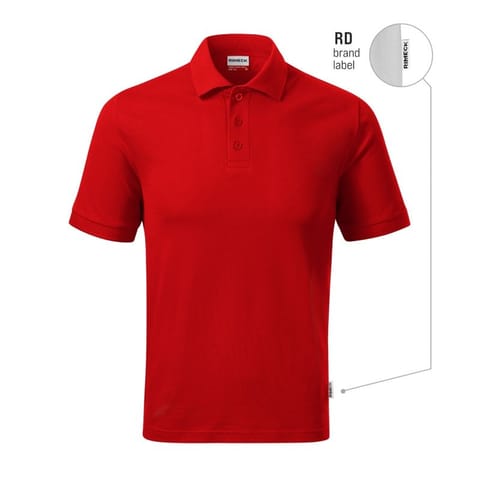 ⁨Koszulka polo Malfini Resist Heavy Polo M (kolor Czerwony, rozmiar 2XL)⁩ w sklepie Wasserman.eu