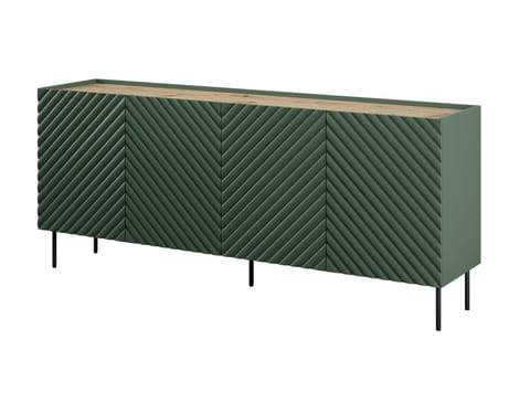 Komoda 4D2SZ ONDA 200x45xH85 zieleń w sklepie Wasserman.eu