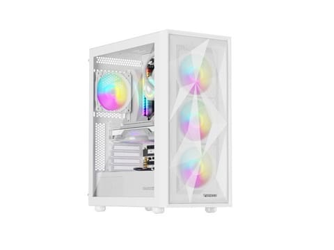 ⁨HOUSING GENESIS DIAXID 605 ARGB MIDI TOWER WITH USB-C WINDOW WHITE⁩ at Wasserman.eu