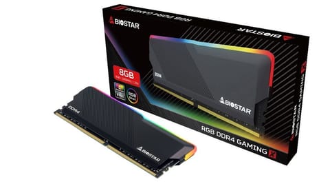 ⁨Biostar RGB DDR4 GAMING X memory module 8 GB 1 x 8 GB 3200 MHz⁩ at Wasserman.eu