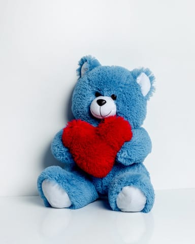 ⁨FRANK teddy bear 50 cm blue⁩ at Wasserman.eu