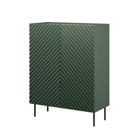 ⁨Bookcase 2D2SZ ONDA 98x45xH127 green)⁩ at Wasserman.eu