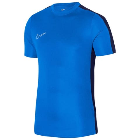 ⁨Koszulka Nike Academy 23 Top SS Jr DR1343 (kolor Niebieski, rozmiar XS (122-128cm))⁩ w sklepie Wasserman.eu