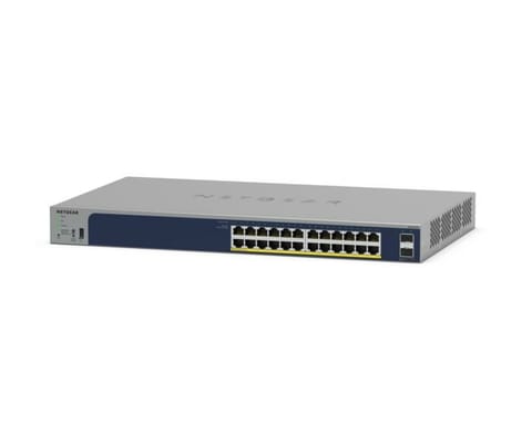 ⁨NETGEAR GS724TPv3 Managed L2 Gigabit Ethernet (10/100/1000) Power over Ethernet (PoE) Grey⁩ at Wasserman.eu