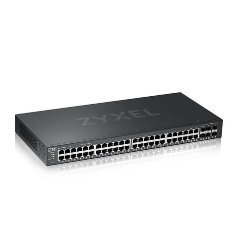 ⁨Zyxel GS2220-50-EU0101F network switch Managed L2 Gigabit Ethernet (10/100/1000) Black⁩ at Wasserman.eu