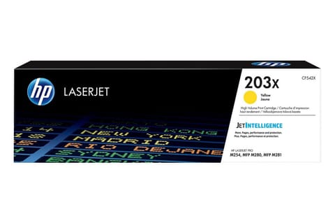 ⁨HP LaserJet 203X High Yield Yellow Original Toner Cartridge⁩ at Wasserman.eu