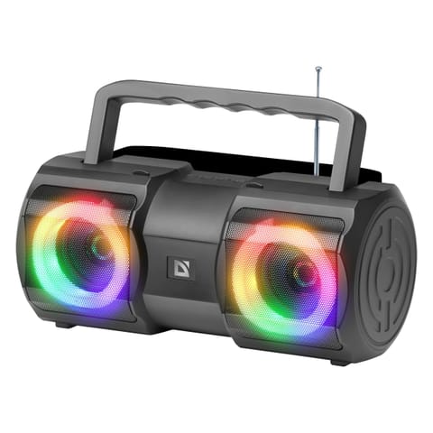 ⁨Defender głośnik BEATBOX 20, Li-Ion, 2.0, 20W, czarny, regulacja głośności, przenośny, z podświetleniem LED, wbudowany akum., 80Hz⁩ w sklepie Wasserman.eu