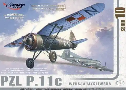 ⁨PZL P.11c Polnische Jagdflugzeugversion⁩ im Wasserman.eu