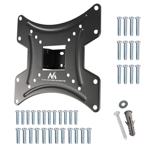 ⁨Maclean MC-414 TV Monitor Wall Mount max. VESA 200x200 23-43 30kg Black Tilting Bracket Holder⁩ at Wasserman.eu