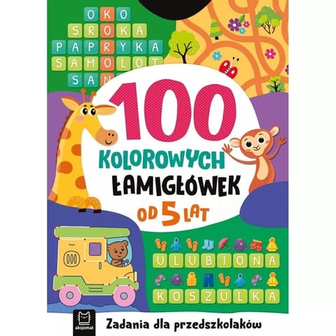 ⁨100 kolorowych łamigłówek 5+⁩ w sklepie Wasserman.eu