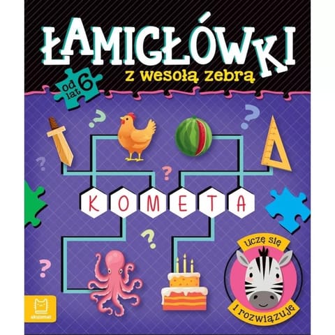 ⁨Łamigłówki z wesołą zebrą 6+⁩ w sklepie Wasserman.eu