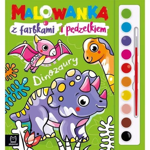 ⁨Malowanka z farbkami dinozaury⁩ w sklepie Wasserman.eu