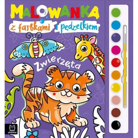 Malowanka z farbkami zwierzęta w sklepie Wasserman.eu