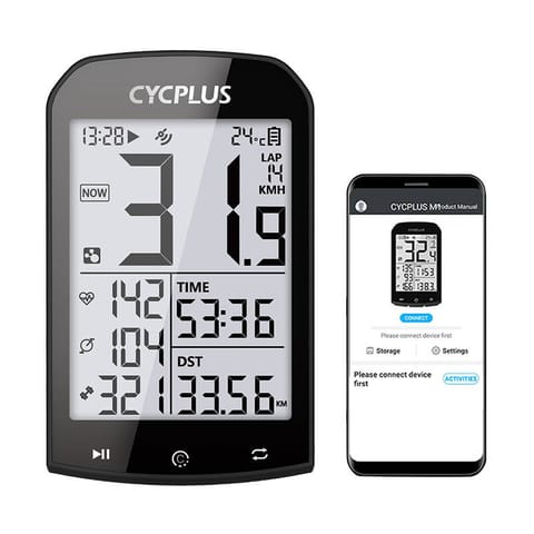 ⁨Komputer rowerowy Cycplus M1- kompatybilne z: Strava, Trainingpeaks itp.⁩ w sklepie Wasserman.eu