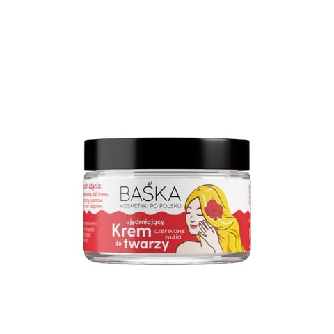 ⁨BAŚKA Krem do twarzy ujędrniający - maki 50 ml⁩ w sklepie Wasserman.eu