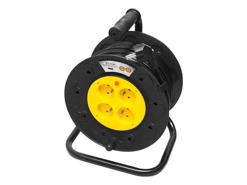 ⁨Power extension cable PR-61 4-sockets 50m drum PCV⁩ at Wasserman.eu