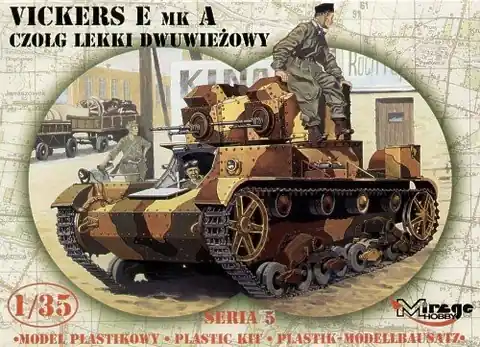 ⁨Vickers E Mk A Polski Czołg Dwuwieżowy - 1:35⁩ w sklepie Wasserman.eu