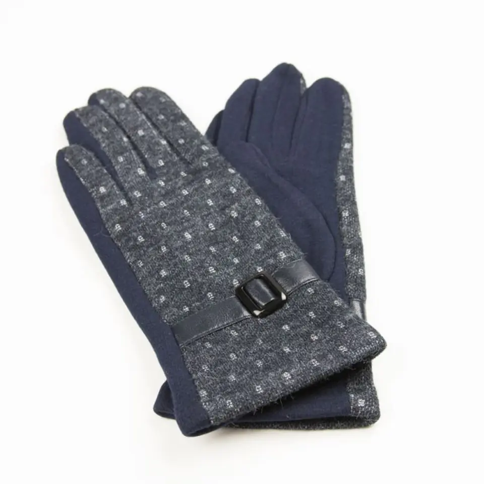 ⁨GLOVES WITH BUCKLE NAVY BLUE REK16, Size: XL⁩ at Wasserman.eu