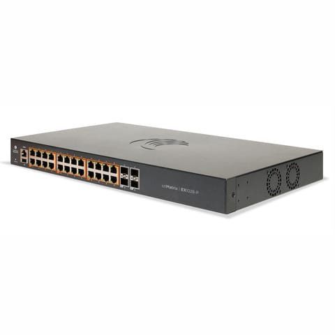 ⁨CAMBIUM CNMATRIX EX1028-P SWITCH 24X RJ45 1000MB/S POE+, 4X SFP+, 200W, MANAGED⁩ w sklepie Wasserman.eu