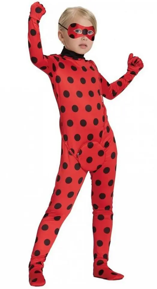 ⁨LADYBUG OUTFIT 104 OVERALLS DISGUISE COSTUME⁩ at Wasserman.eu