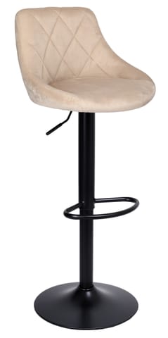 Hoker barowy Cydro black beżowy Velvet w sklepie Wasserman.eu