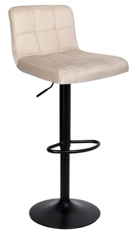 ⁨Hoker barowy Arako Black beżowy Velvet⁩ w sklepie Wasserman.eu
