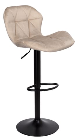 ⁨Hoker barowy Gordon Black bezowy Velvet⁩ w sklepie Wasserman.eu