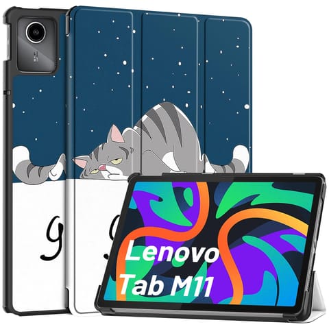 ⁨Etui do Lenovo Tab M11 10.95" TB330FU / TB330XU / TB331FC obudowa na tablet Case Alogy Book Cover Sleeping Cat⁩ w sklepie Wasserman.eu