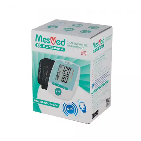 ⁨Automatic upper arm blood pressure monitor MM-250 NFC Semfio⁩ at Wasserman.eu