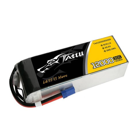 ⁨Akumulator Tattu 12000mAh 22.2V 30C 6S1P UAV Lipo Pack z konektorem EC5⁩ w sklepie Wasserman.eu