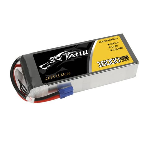 ⁨Akumulator Tattu 16000mAh 14.8V 30C 4S1P Lipo Pack z konektorem EC5⁩ w sklepie Wasserman.eu