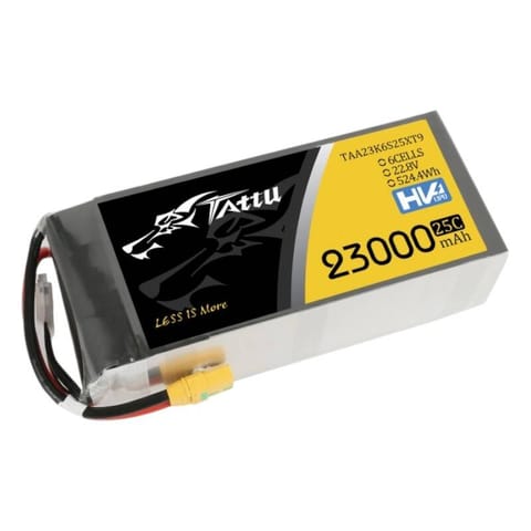 ⁨Akumulator Tattu 23000mAh 22.8V 25C 6S1P Lipo Pack z konektorem XT90-S⁩ w sklepie Wasserman.eu