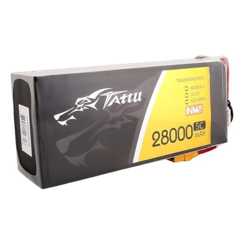 ⁨Akumulator Tattu NMC 28000mAh 22.2V 5C 6S1P Lipo Pack z konektorem XT90-S⁩ w sklepie Wasserman.eu